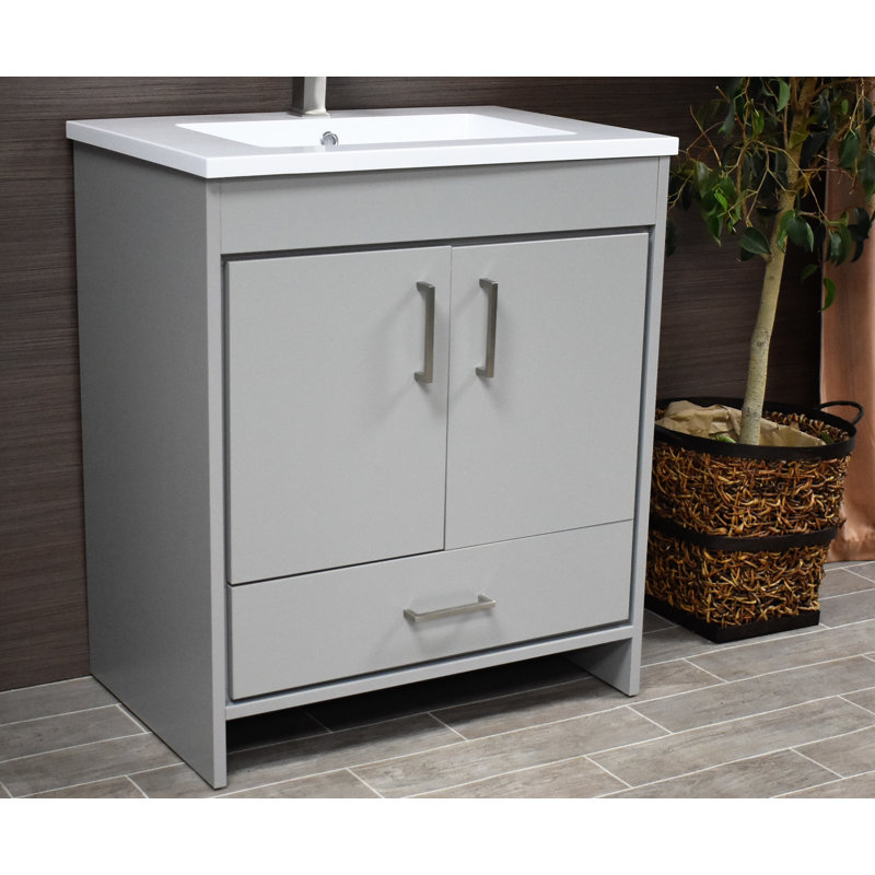 Ensemble de meuble-lavabo simple 23 po Ceravolo, Noir