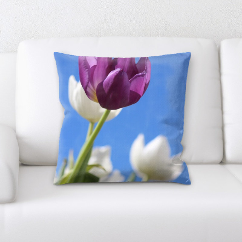 Coussin de tulipes