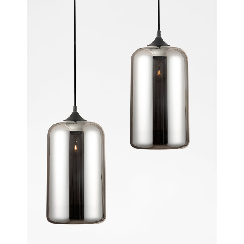 1 - Light Black Cylinder Pendant