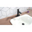 Robinet de lavabo de salle de bain à poignée simple sans capteur avec drain Willow