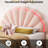 Burlyn Upholstered LED Bed Frame with Drawer & Adjustable Headboard-1044896650-1044642461