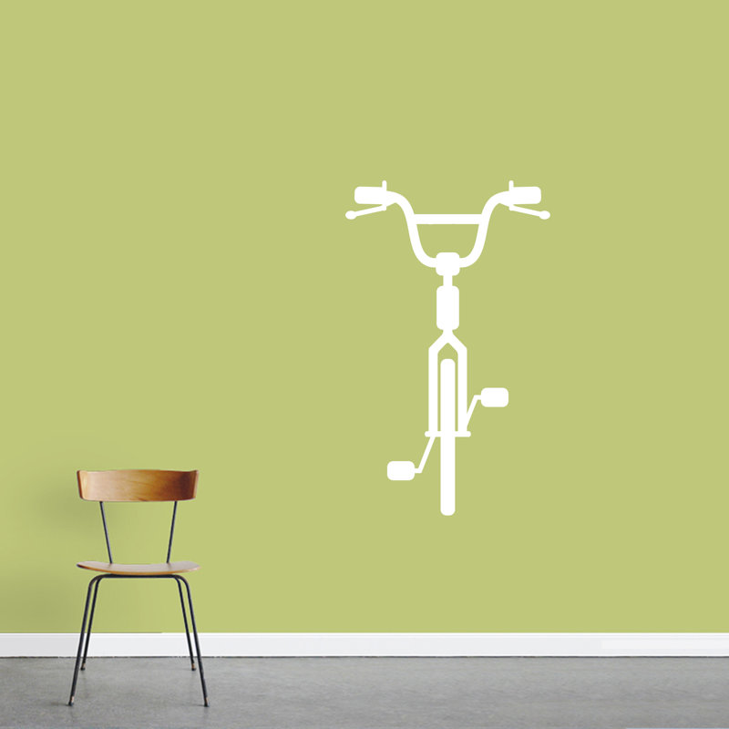 Décalcomanie murale vélo Haskin, Blanc
