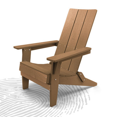 Chaise Adirondack pliante, chaise de patio Adirondack en plastique toutes saisons