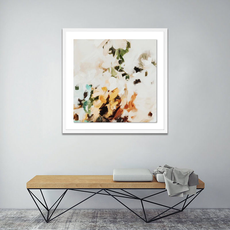 Hayden Print by Patricia Vargas, White, 48" H x 48" W x 2.5" D