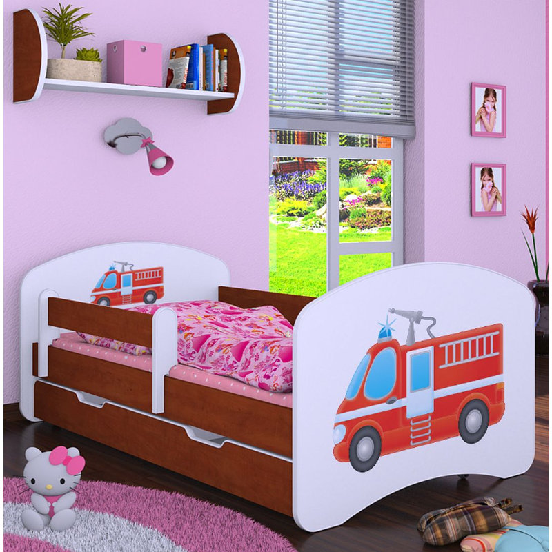 Manus Cabin Bed Themed Beds with Storage Included, Brown