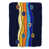 Darrk Blue/Orange/Yellow Abstract