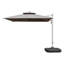 Parasol de patio en aluminium ° ° pour un suivi ultime du soleil, parfait pour la détente en plein air