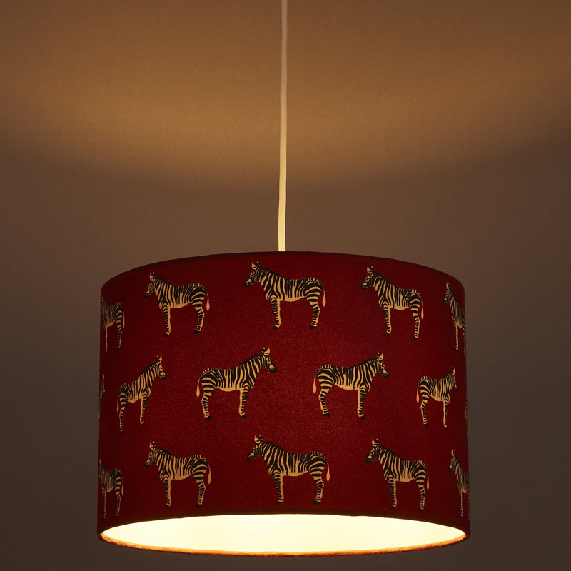 20cm H Polyester Drum Lamp Shade ( Clip On )