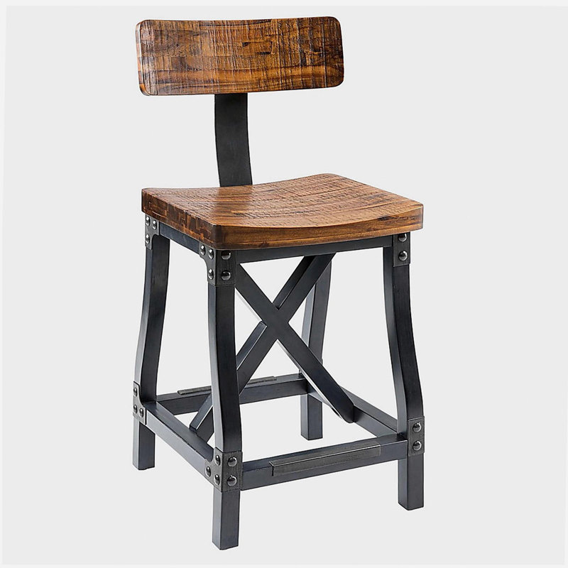 Tabouret de bar avec dossier
