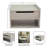 Alina Solid Wood Nightstand Tray-Top with Drawer and Open Storage-133419884