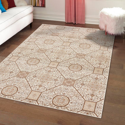 Tapis oriental crème Anah