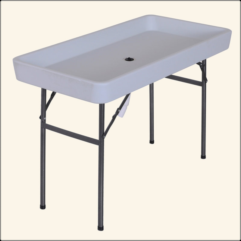 Table de nettoyage pliable portative 4pi