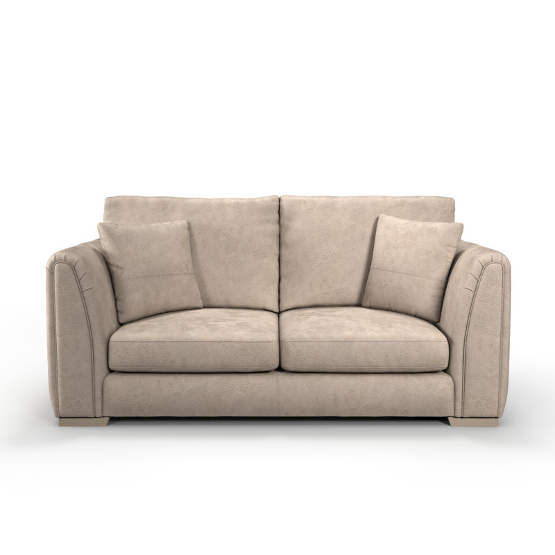 Bablu Vegan Leather Sofa, 2, Mink