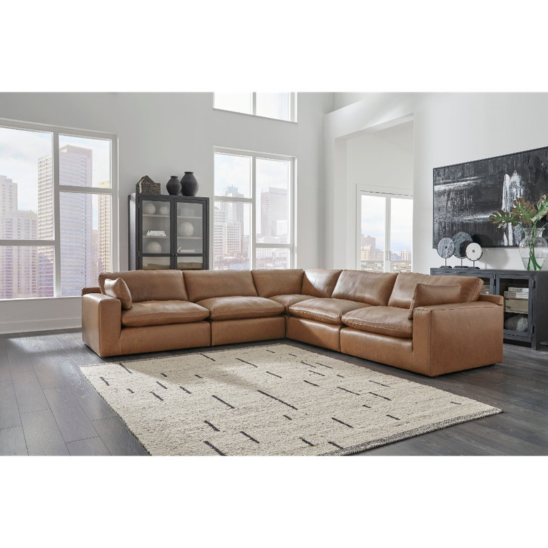 Canapé modulaire 5 pièces rembourré