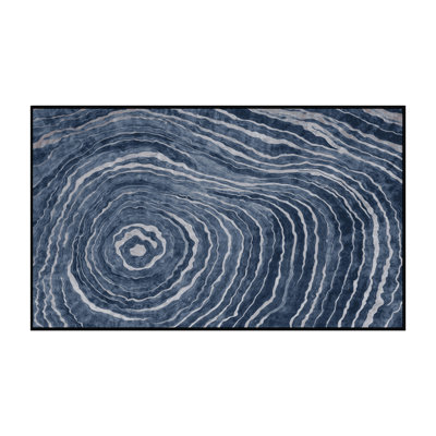 Machine Washable Gray Area Rug