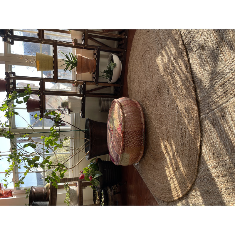 Tapis ovale en jute