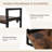 2 Piece Accent Shelf with Towel Bar
