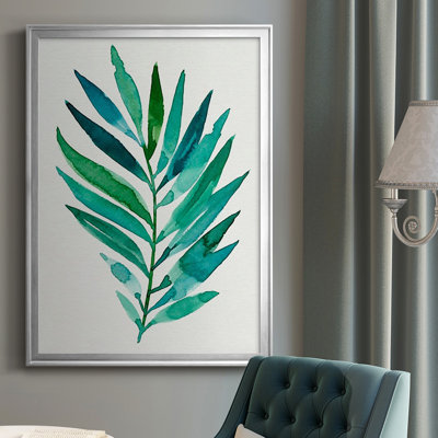 Palm Frond Flow I, reproduction encadrée de qualité supérieure - Prêt à être accroché_2864025