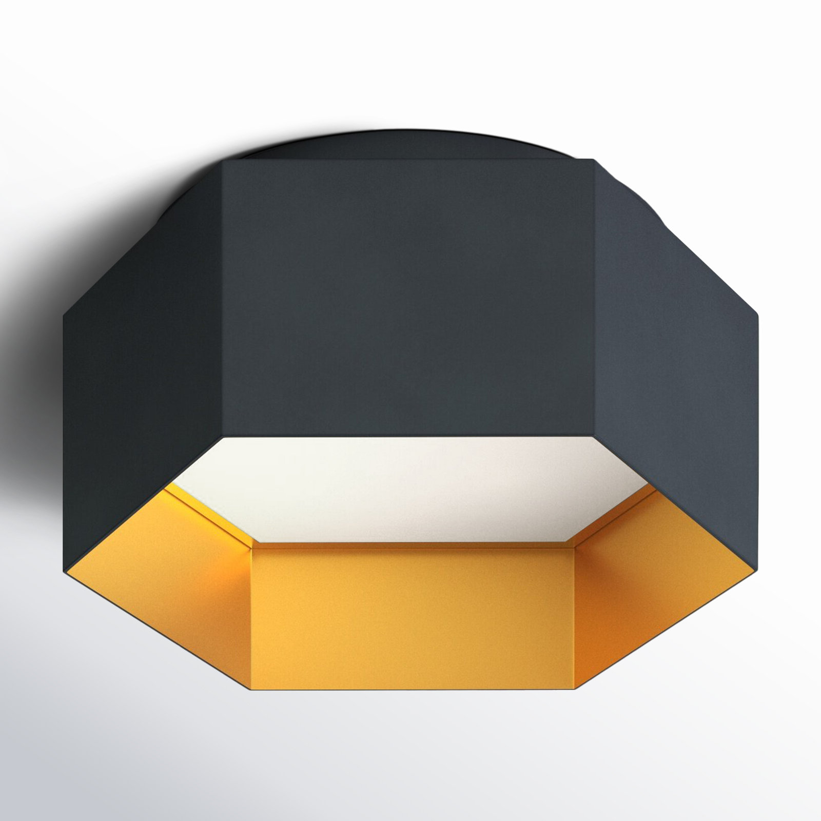 Allo Single Light Metal LED Flush Mount