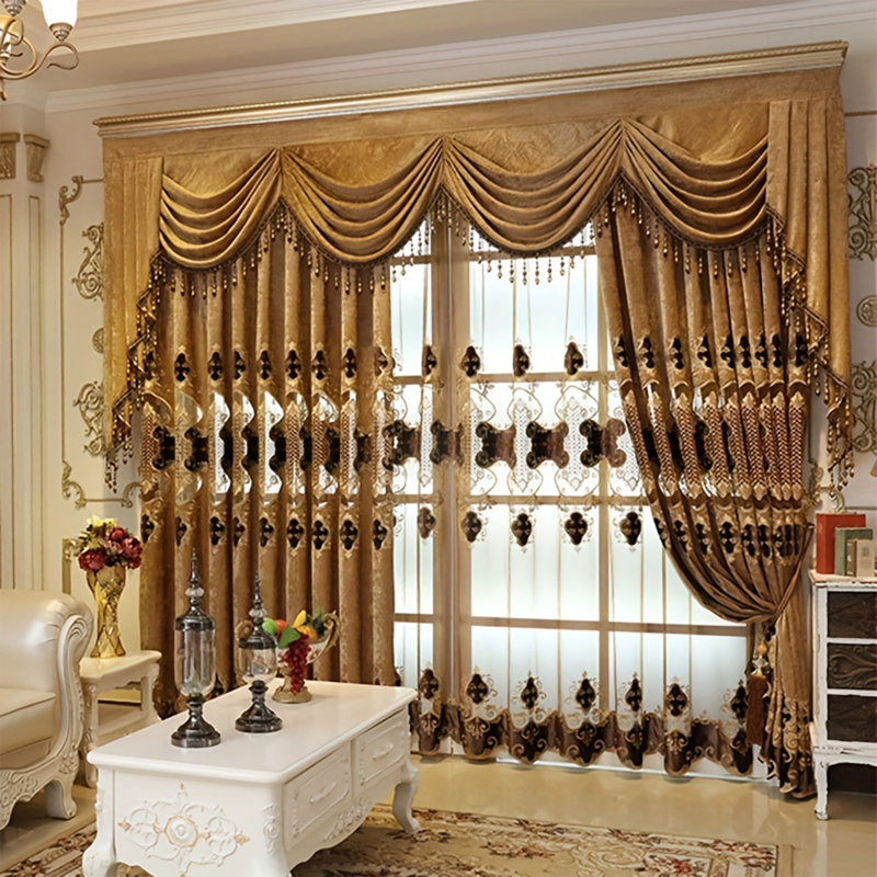 Simas Room Darkening Curtain Pair, 51.18" W x 104.33" L