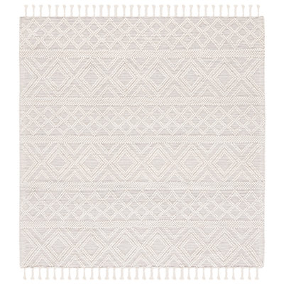 Natura Flat Weave Wool Geometric Rug