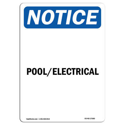 Pool Electrical Sign