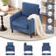 Upholstered Swivel Armchair-273118191