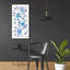 «Peacock Garden X» par Miranda Thomas, art mural en verre acrylique, 12 po x 24 po-140169799