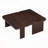 Modular Coffee Table with Splicing Design – Rectangular, 41.7" x 35"