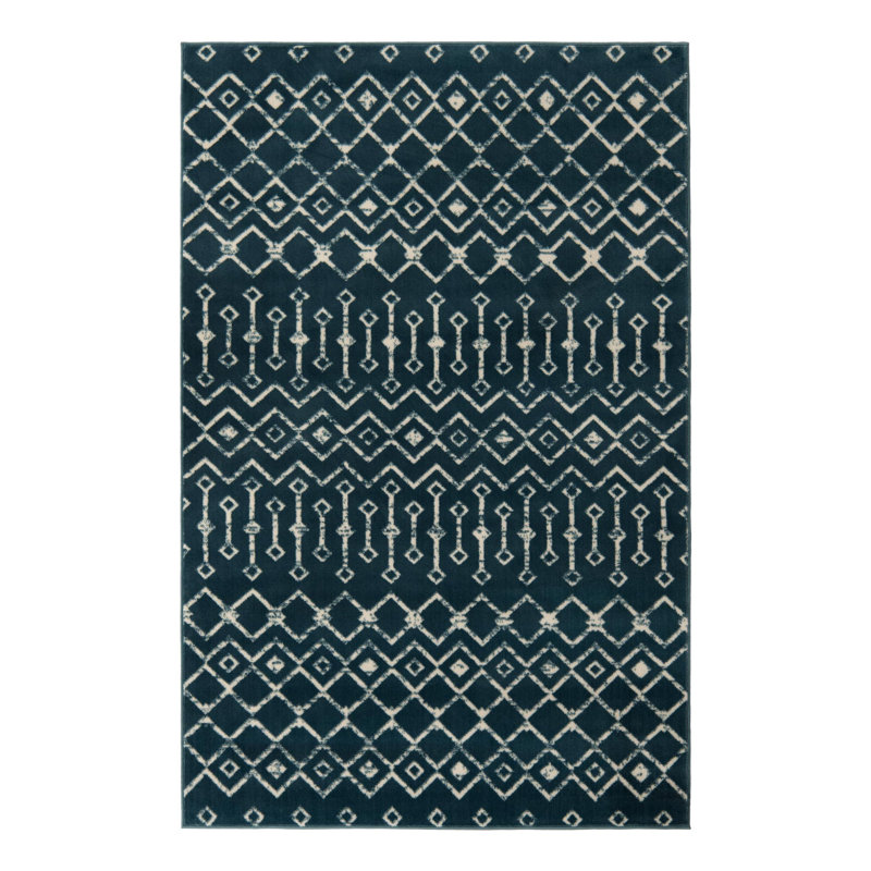Balanger Geometric Indoor Rug, Rectangle 5'3" x 8'