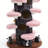 Black Fashionable Cat Tree Cat Climbing Frame