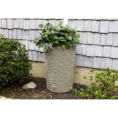 Impressions 50 Gal. Baril de pluie en plastique