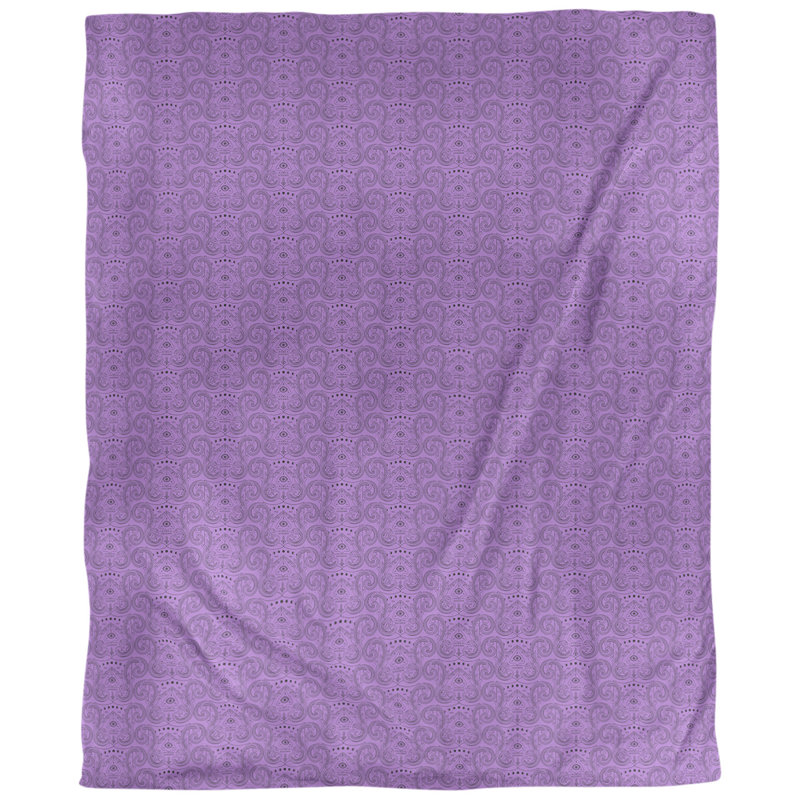 Troisième tissu oculaire, Mauve, L 54 po x l 36 po, Lin huître palazzo