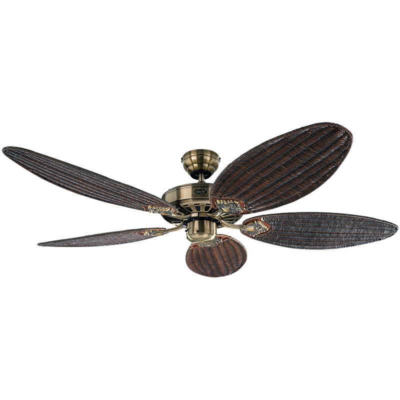Boutwell 132cm Ceiling Fan, Antique Brass