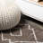 Mudd Tribal Diamond Trellis Brown/Beige Indoor/Outdoor Rug-1344042657