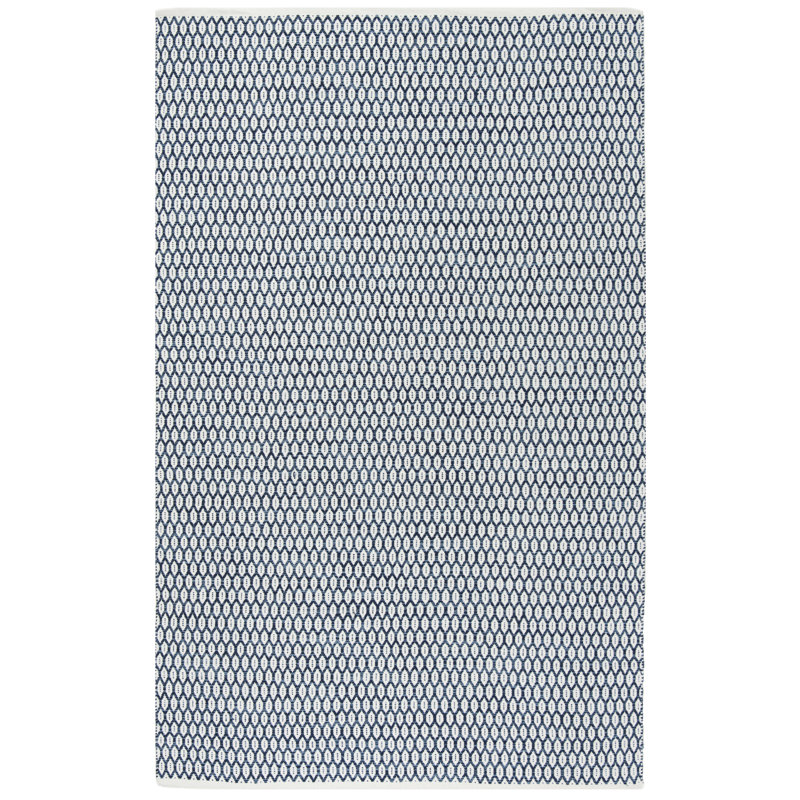 Modena Handwoven Cotton Geometric Area Rug , Rectangle 3' x 5'