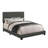 Charcoal Full Bed With Nailhead Trim-1932605048-1932605050
