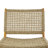 Beige Seagrass Handmade Woven Living Room Accent Chair with Teak Wood Frame, 26" x 31" x 27"-1563803947