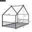 Lit simple en métal, noir-1861317487