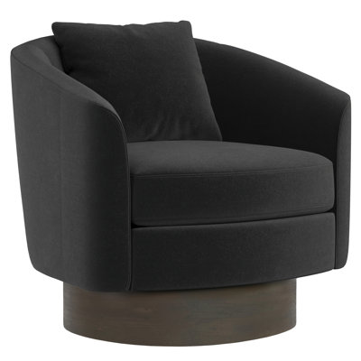 Camino Upholstered Swivel Barrel Chair
