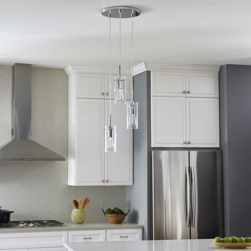 Angelina 3 - Light Cluster Pendant, Chrome