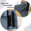 Canapé rembourré 3 places en tissu de chenille de style moderne pour salon avec coussin d'accoudoirs amovible de 90 po Hindy-903432240