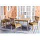 Samya 81.4'' Rectangular 4 - Person Outdoor Dining Set with Cushions