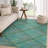 Machine Washable Indoor/Outdoor Chantille ACN2880 Plaid Rug-308707860-308707850