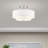 Betel Fabric Semi Flush Mount-73031940-105785361