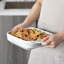 MALACASA Square Porcelain China Baker Bakeware