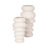 Stoneware Ceramic Vase with Sculptural Wavy Design and Textured Artisanal Form for Modern Decorative Display-519808886