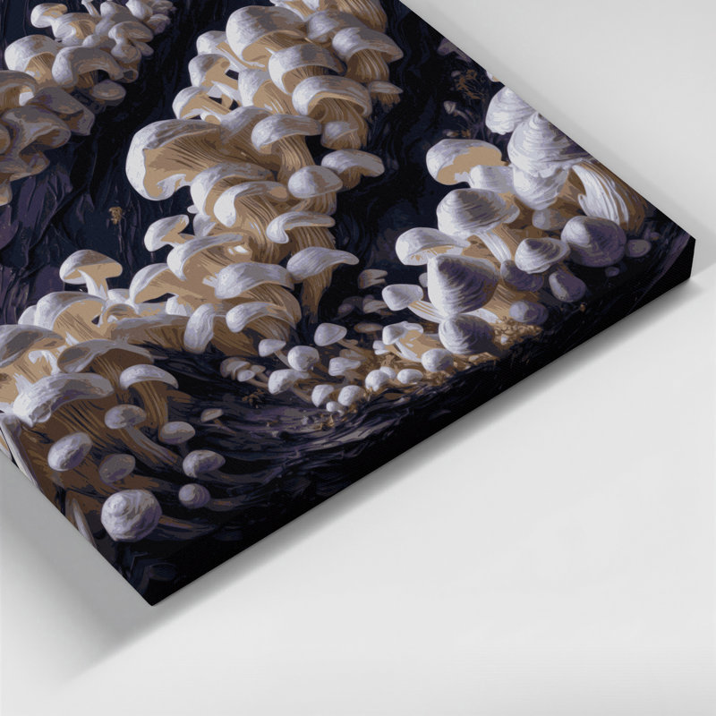 Art mural sur toile mauve, H 11 po x l 14 po