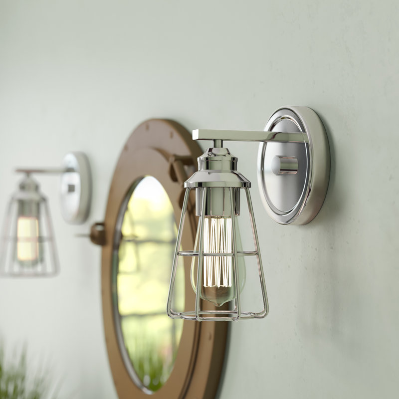 Applique pour salle de bain 1 lumières Silas, Chrome
