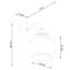 Wall lamp ALINO 1 black